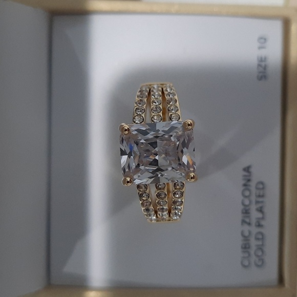 NIB Charter Club CZ Gold Ring - Picture 5 of 6